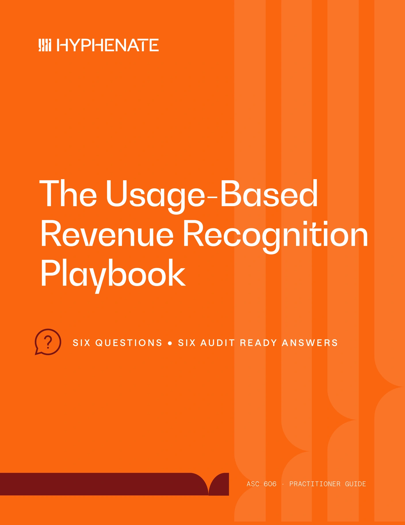 The Usage-Based Revenue Recognition Playbook cover